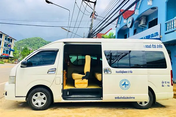 Ferry+Shared minivan drop-off